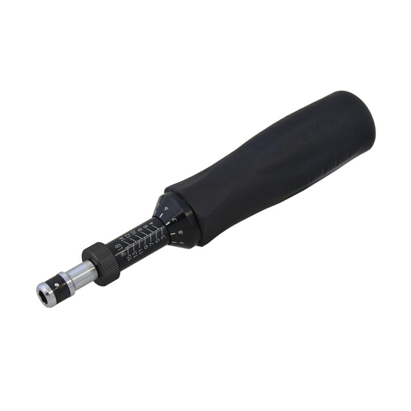 Destornillador de torque microajustable con mango plástico cuadro de 1/4″, 0.5-4 in-lb Urrea
